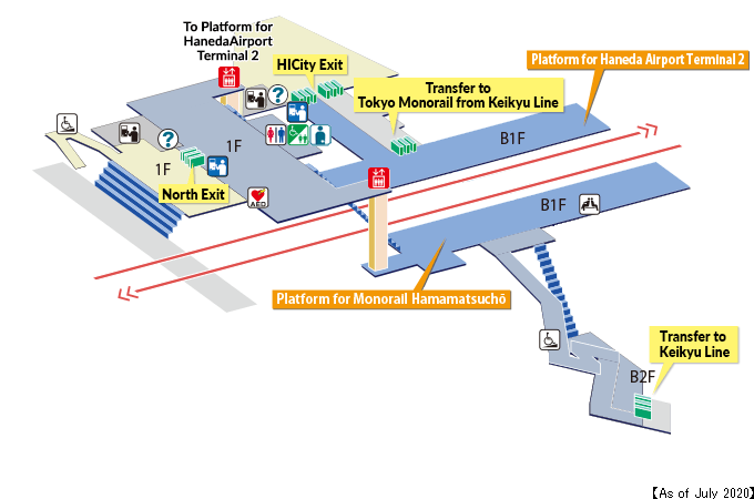 Tenkubashi Map(As of July 2020)