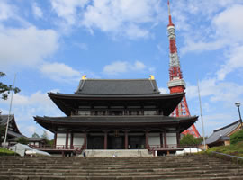 增上寺和東京塔