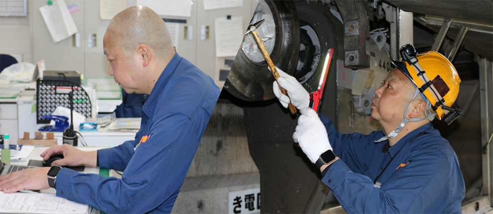 実際に業務をしている様子のイメージ